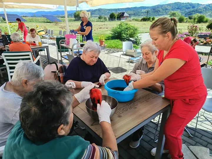 Gustul toamnei – am copt ardei împreună