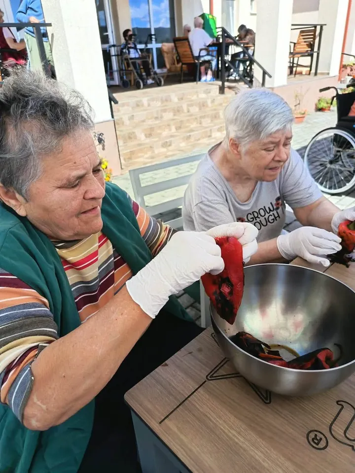 Gustul toamnei – am copt ardei împreună