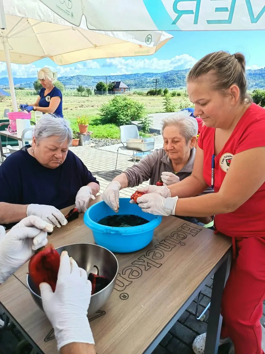 Gustul toamnei – am copt ardei împreună